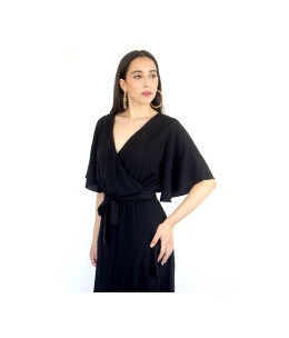 Robe croisé avec ceinture