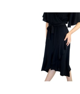 Robe croisé avec ceinture