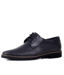 Chaussures orthopédiques en cuir Noir