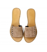 mule cuir fil deco