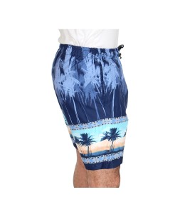 short de bain pour hommes a séchage rapide motif  tropical