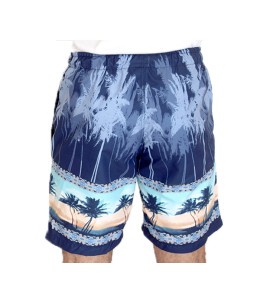 short de bain pour hommes a séchage rapide motif  tropical