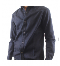 Chemise en jeans léger Bleu pour homme