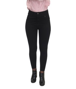 Jean skinny taille haute Noir