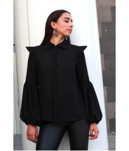 chemise femme Noir