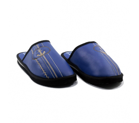 bleu bonheur mules