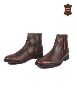 Bottines hommes marron