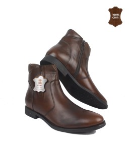 Bottines hommes marron